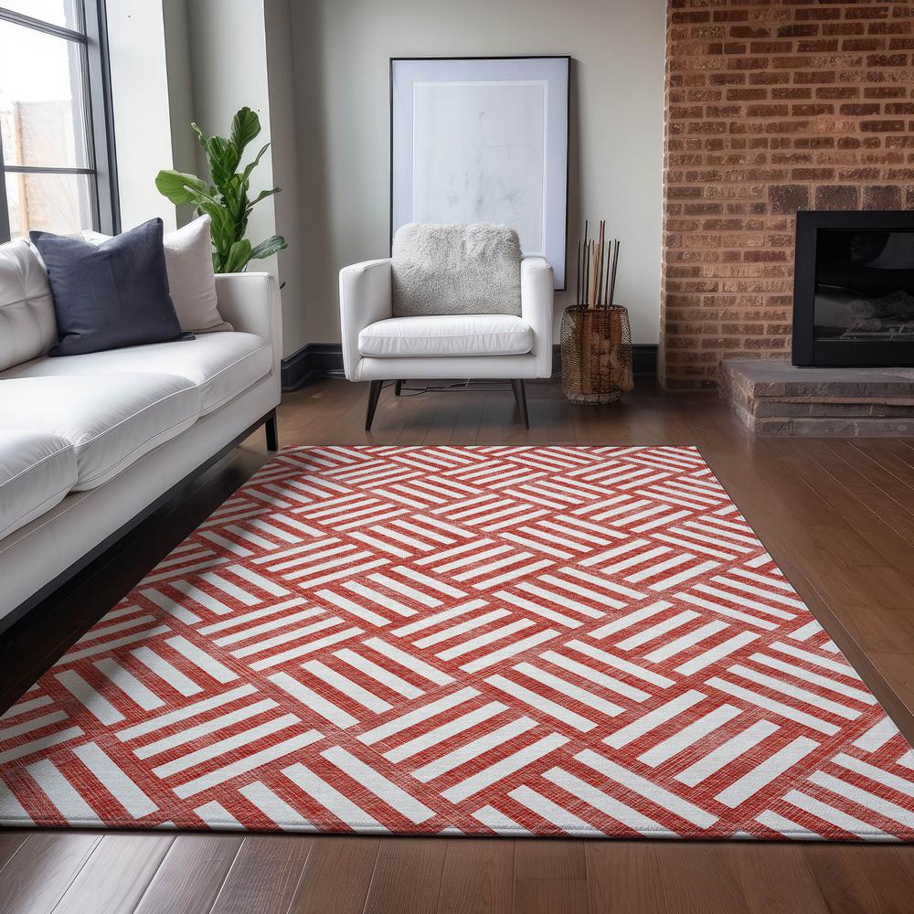 Chantille ACN620 Red 5' x 7'6" Rug. Picture 6