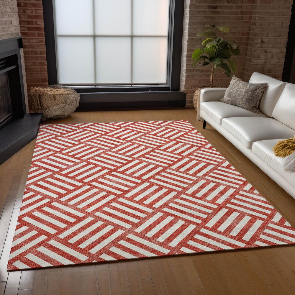 Chantille ACN620 Red 5' x 7'6" Rug. Picture 7
