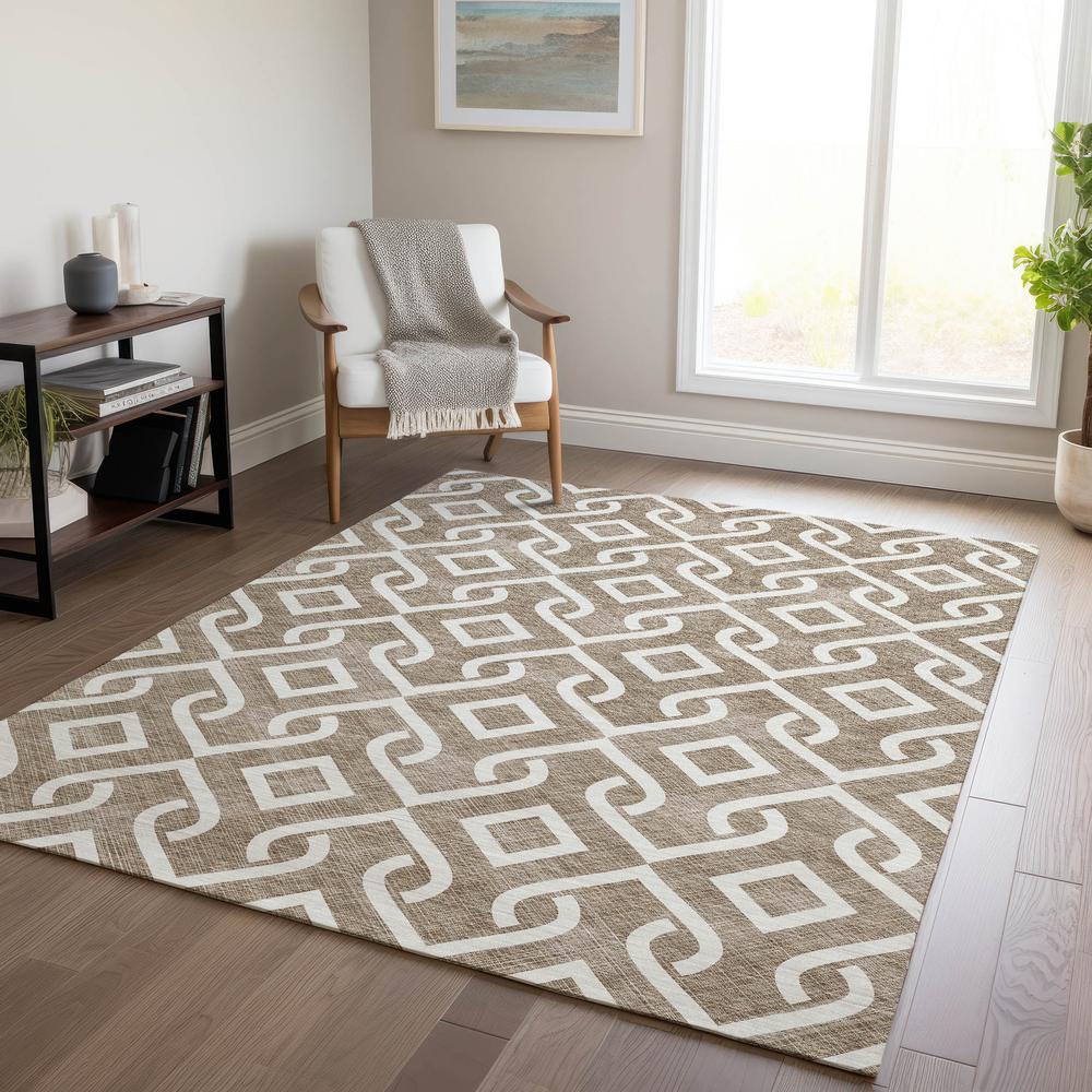 Chantille ACN621 Brown 5' x 7'6" Rug. Picture 6