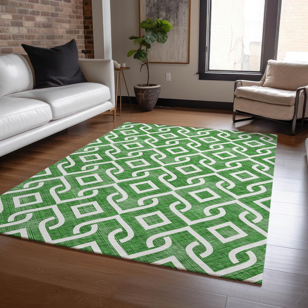 Chantille ACN621 Green 5' x 7'6" Rug. Picture 6