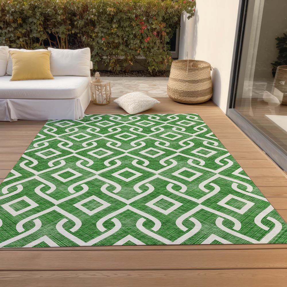 Chantille ACN621 Green 3' x 5' Rug. Picture 8