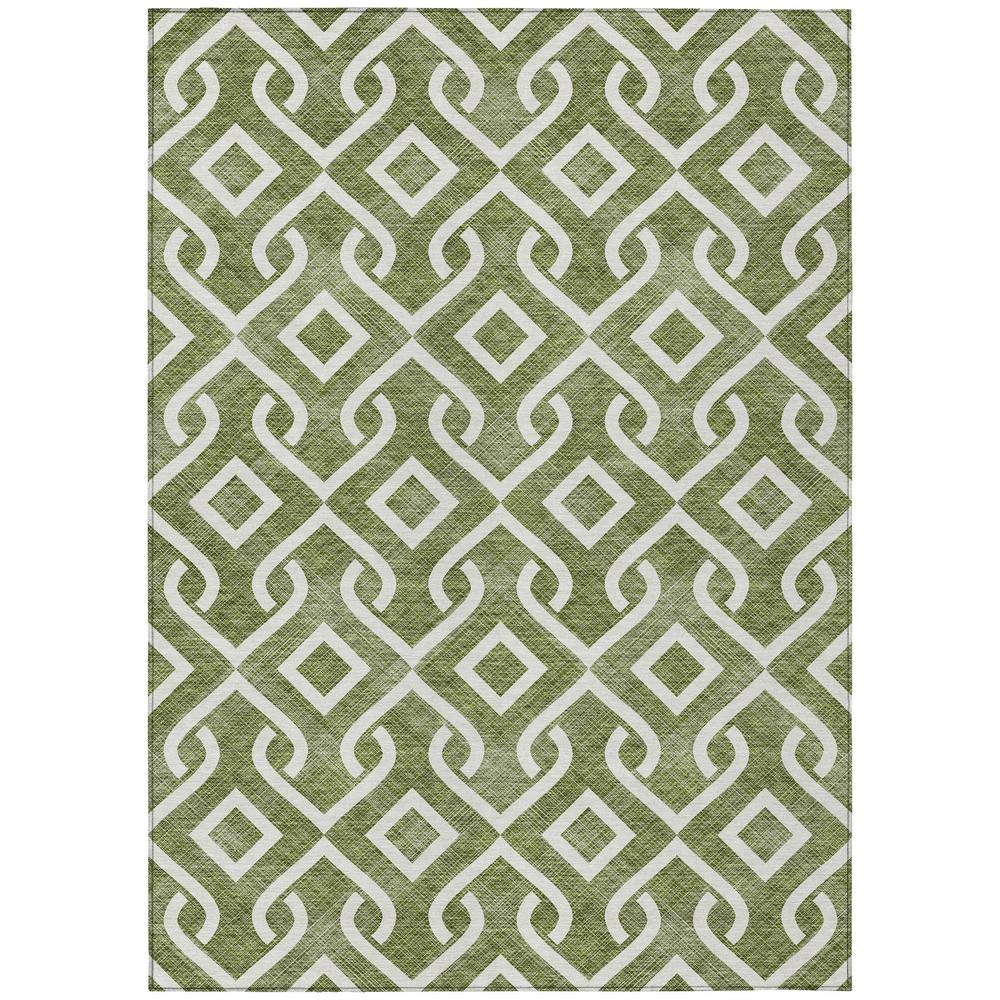 Chantille ACN621 Green 5' x 7'6" Rug. Picture 1