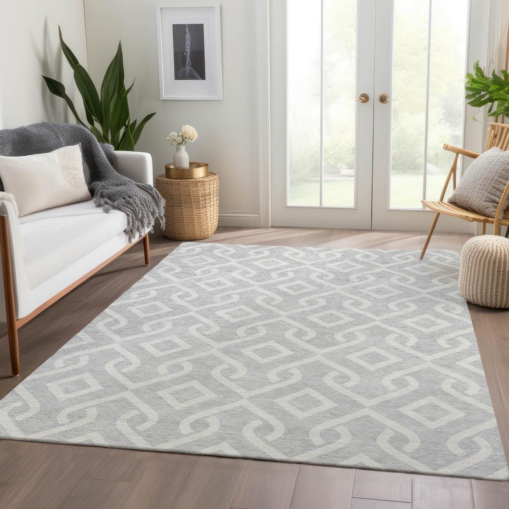 Chantille ACN621 Gray 5' x 7'6" Rug. Picture 6