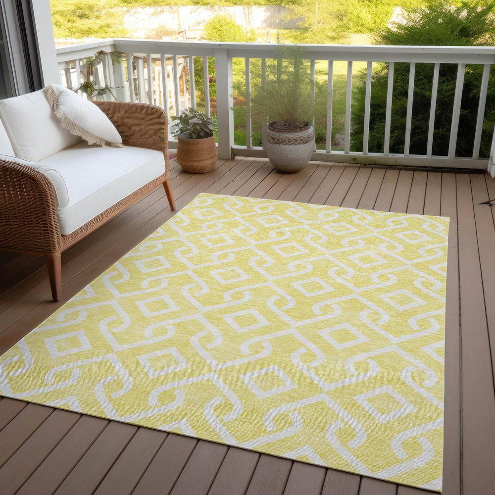 Chantille ACN621 Gold 3' x 5' Rug. Picture 8