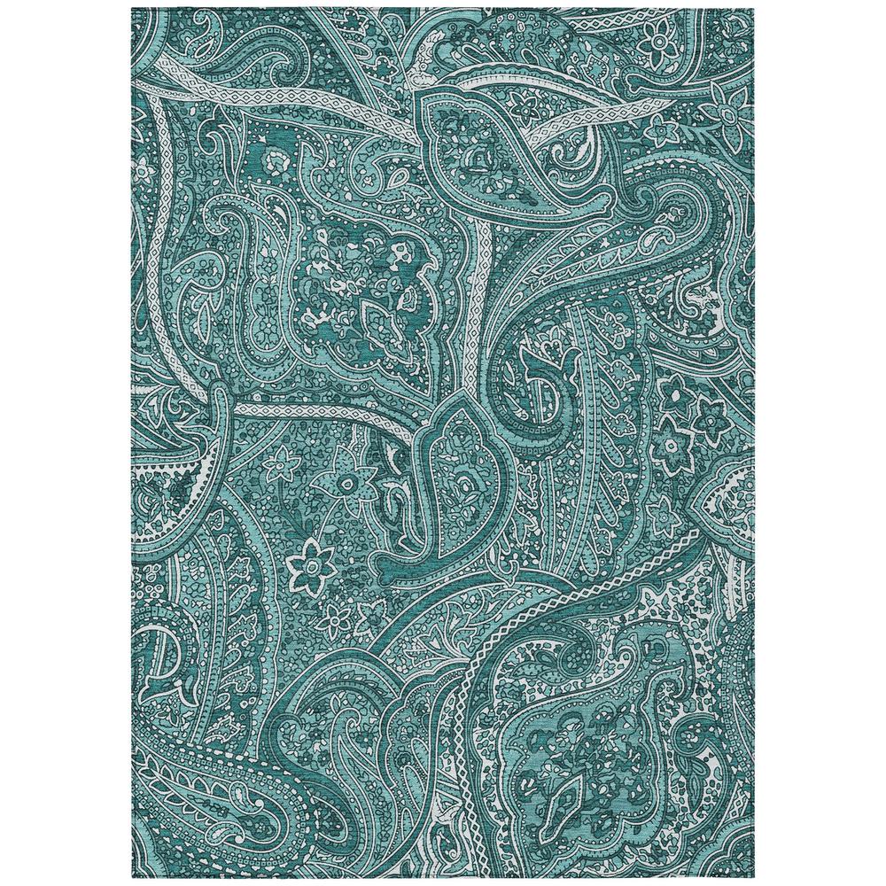 Chantille ACN623 Teal 5' x 7'6" Rug. Picture 1
