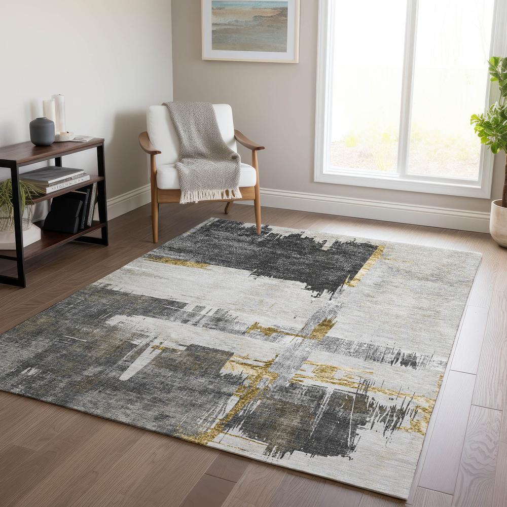 Chantille ACN624 Gray 5' x 7'6" Rug. Picture 6