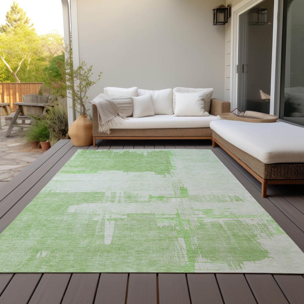 Chantille ACN624 Green 3' x 5' Rug. Picture 8