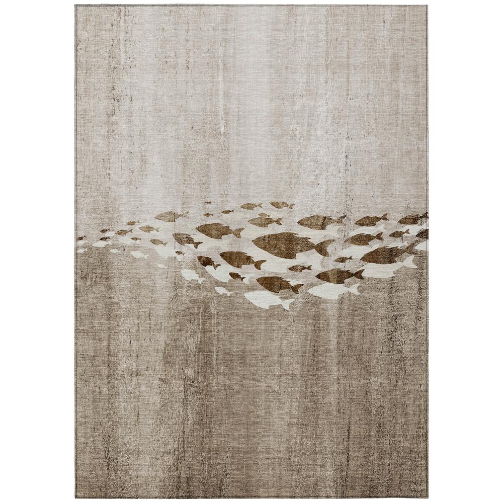 Chantille ACN627 Brown 5' x 7'6" Rug. Picture 1