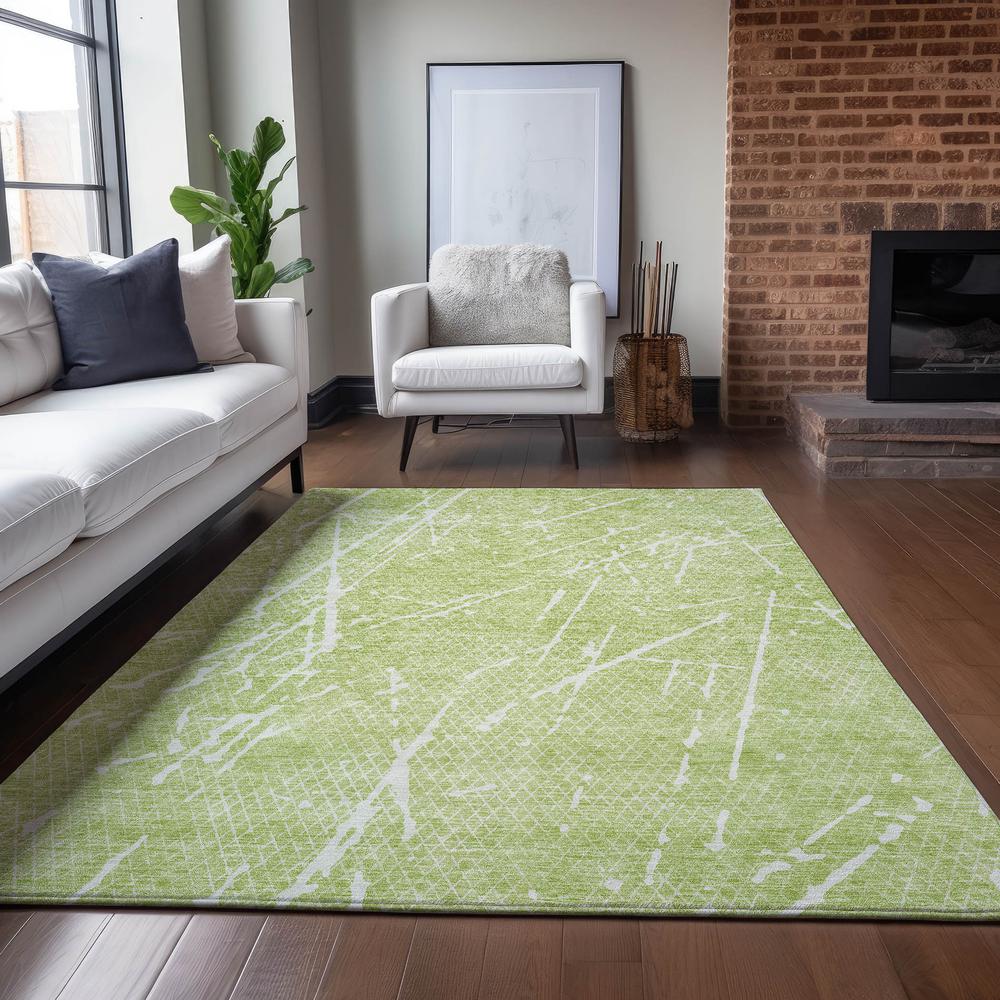Chantille ACN628 Green 5' x 7'6" Rug. Picture 7