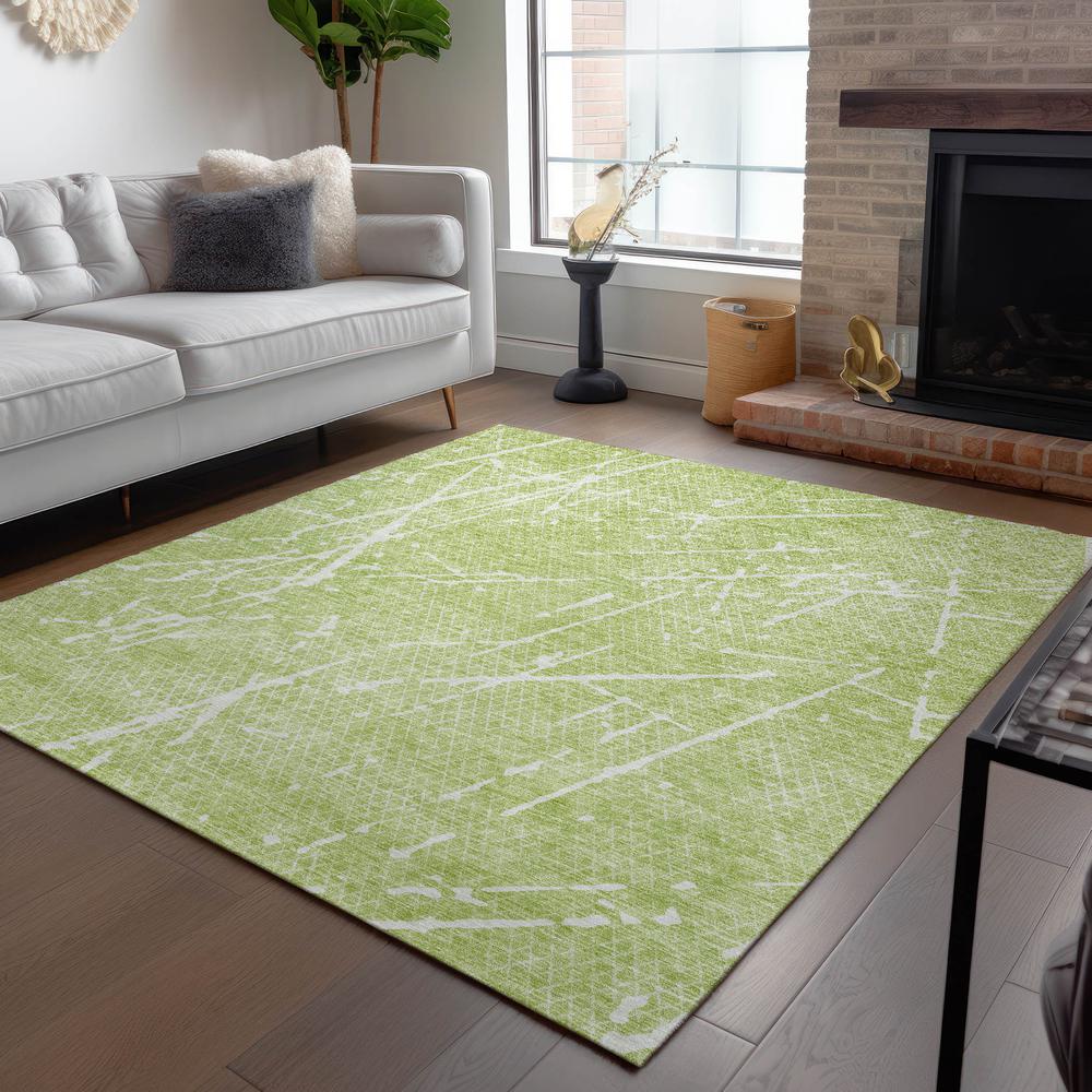 Chantille ACN628 Green 5' x 7'6" Rug. Picture 8