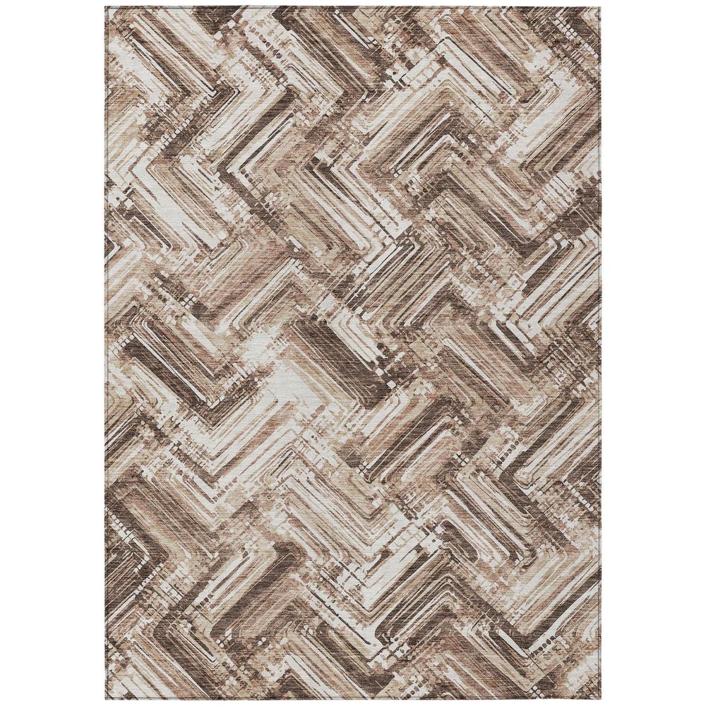 Chantille ACN630 Brown 5' x 7'6" Rug. Picture 1