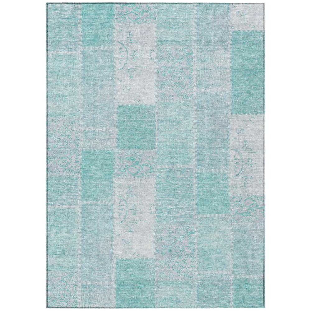 Chantille ACN631 Teal 5' x 7'6" Rug. Picture 1