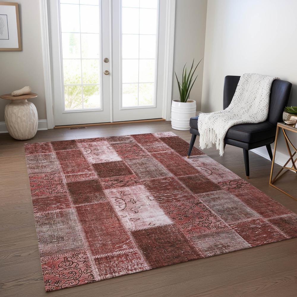 Chantille ACN631 Red 5' x 7'6" Rug. Picture 6
