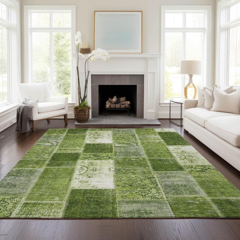 Chantille ACN631 Green 5' x 7'6" Rug. Picture 6