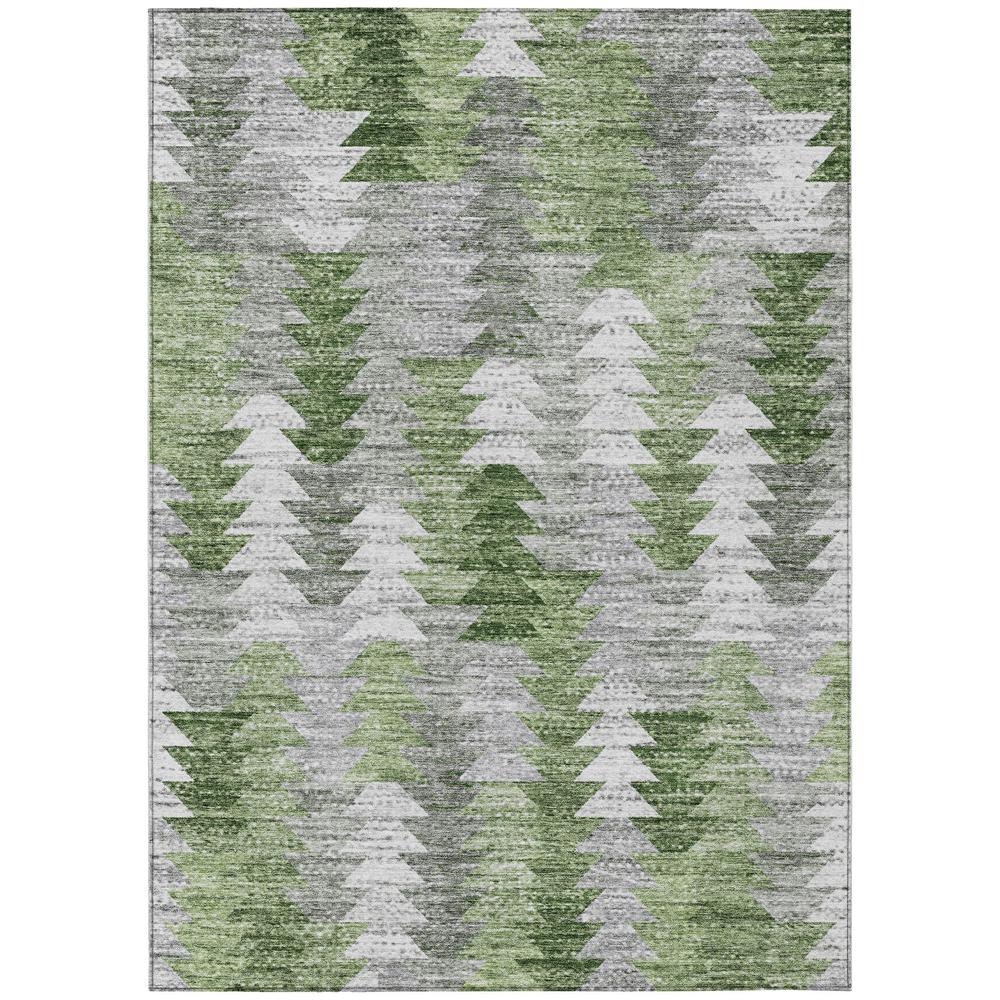 Chantille ACN632 Green 5' x 7'6" Rug. Picture 1