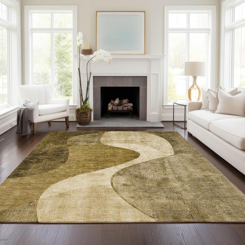 Chantille ACN633 Brown 5' x 7'6" Rug. Picture 6