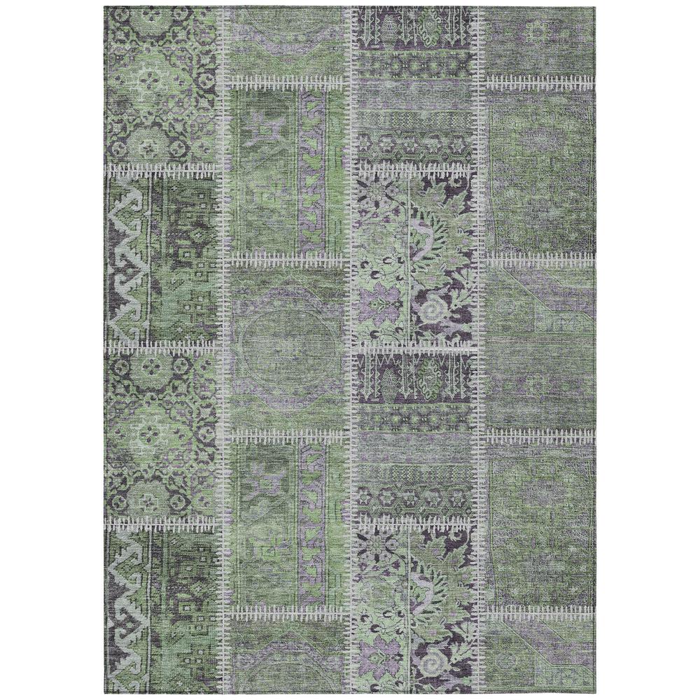 Chantille ACN635 Green 5' x 7'6" Rug. Picture 1