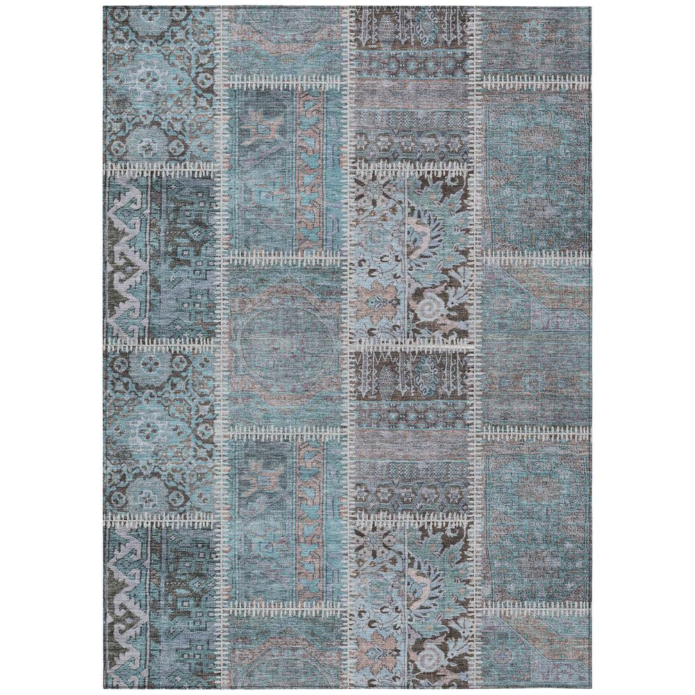 Chantille ACN635 Teal 5' x 7'6" Rug. Picture 1