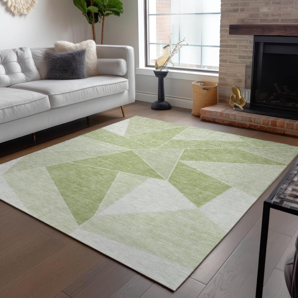 Chantille ACN636 Green 5' x 7'6" Rug. Picture 7