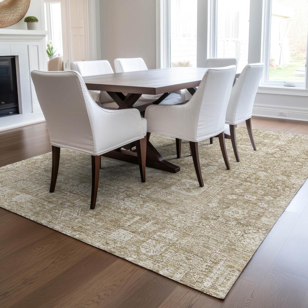 Chantille ACN637 Brown 5' x 7'6" Rug. Picture 7