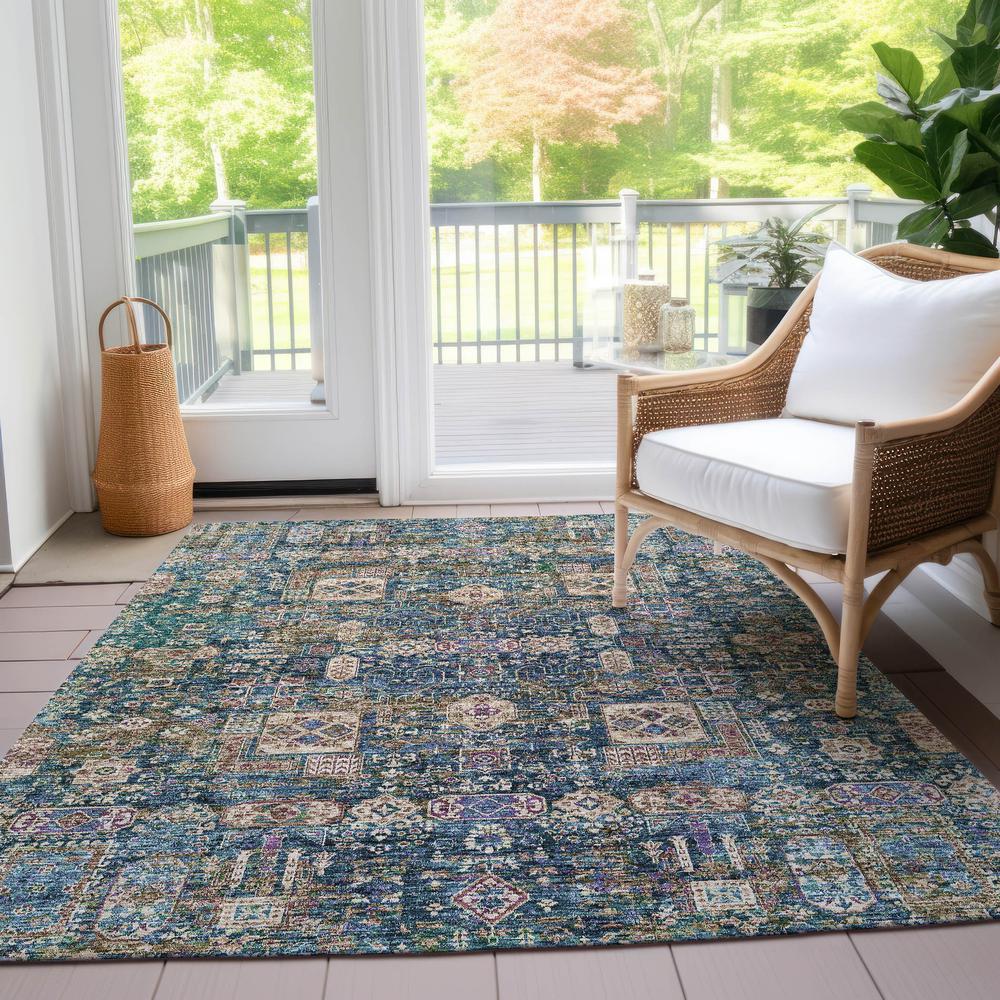 Chantille ACN637 Green 5' x 7'6" Rug. Picture 7