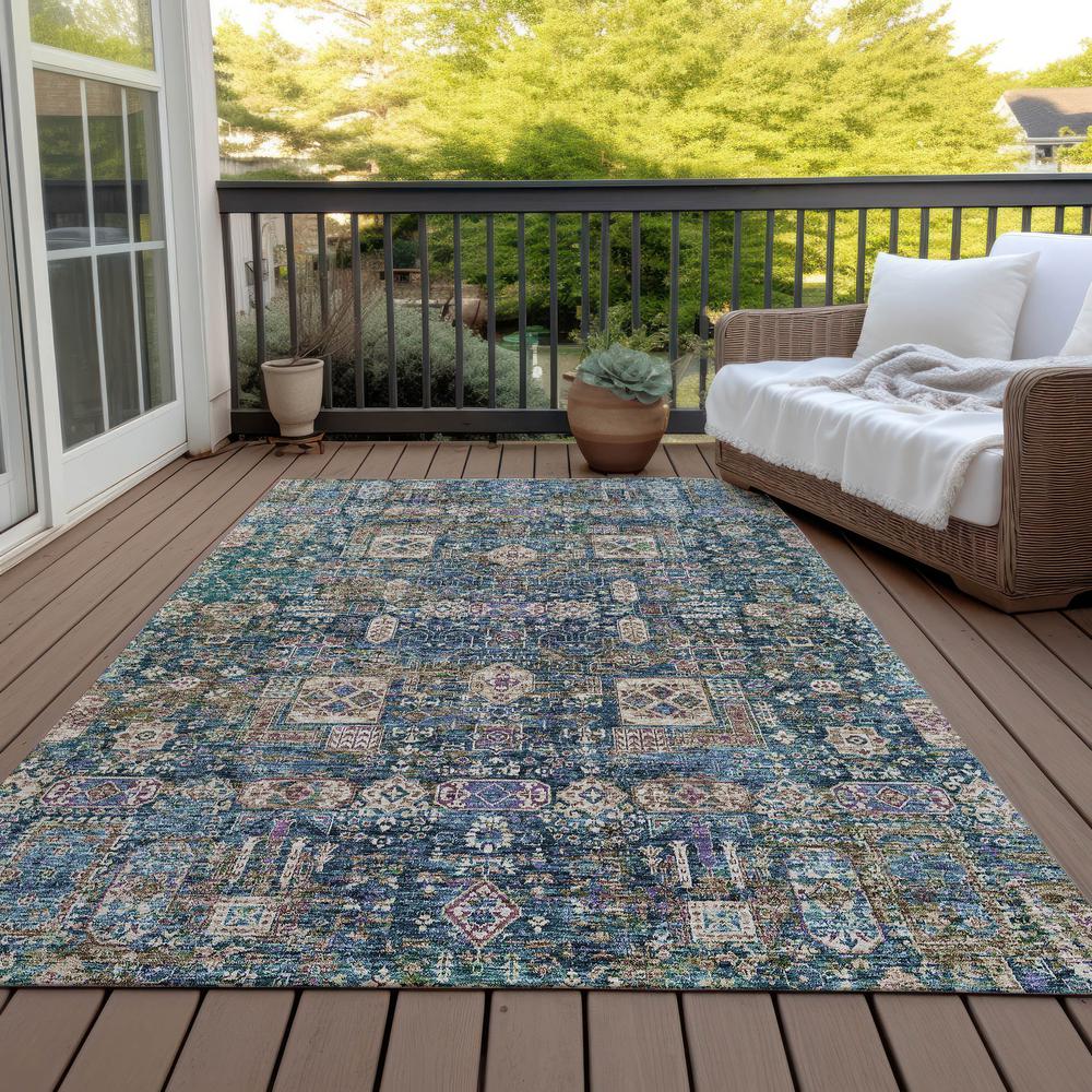 Chantille ACN637 Green 3' x 5' Rug. Picture 8