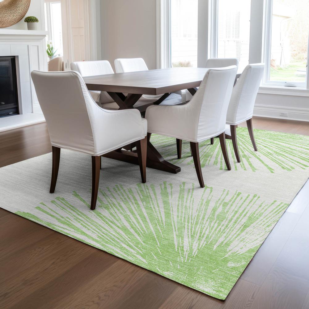 Chantille ACN642 Green 5' x 7'6" Rug. Picture 6