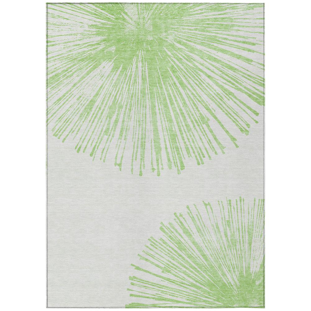 Chantille ACN642 Green 5' x 7'6" Rug. Picture 1