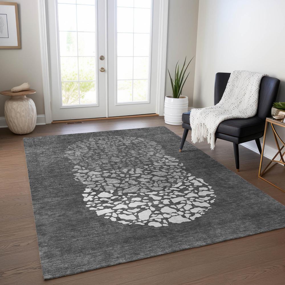 Chantille ACN643 Gray 5' x 7'6" Rug. Picture 6