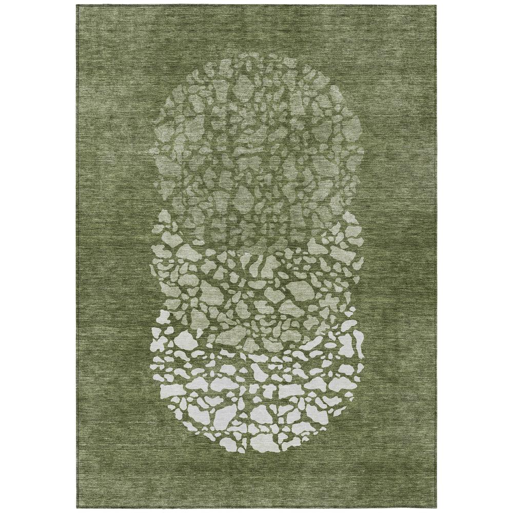 Chantille ACN643 Green 5' x 7'6" Rug. Picture 1