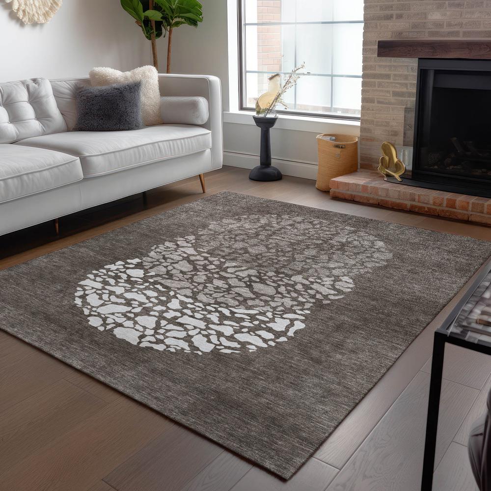 Chantille ACN643 Brown 5' x 7'6" Rug. Picture 7