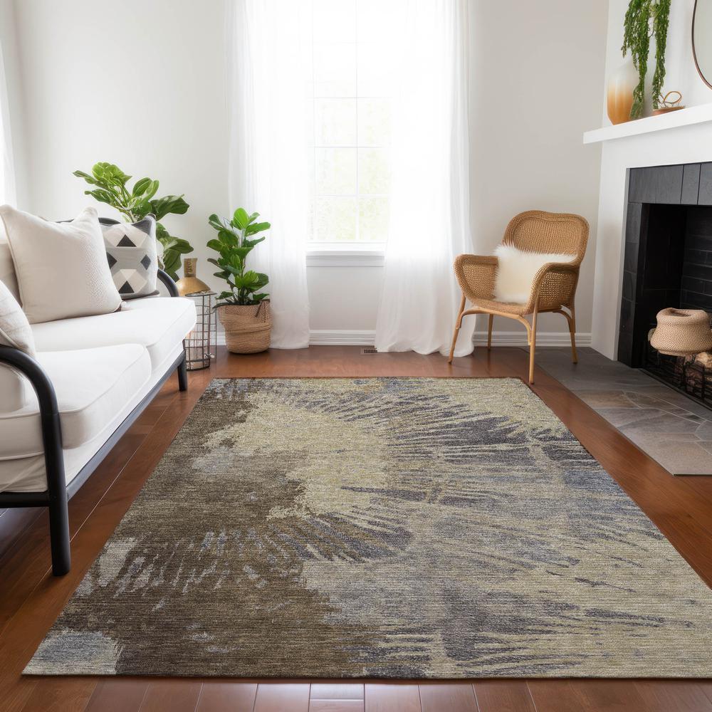 Chantille ACN645 Brown 5' x 7'6" Rug. Picture 7