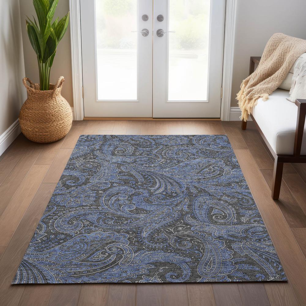 Chantille ACN654 Gray 5' x 7'6" Rug. Picture 7