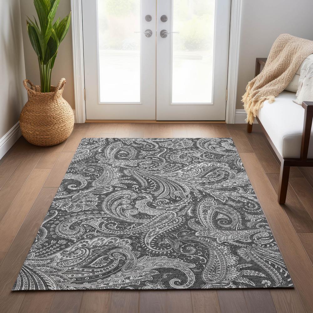 Chantille ACN654 Gray 5' x 7'6" Rug. Picture 7
