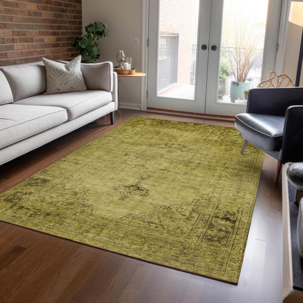 Chantille ACN658 Gold 5' x 7'6" Rug. Picture 6