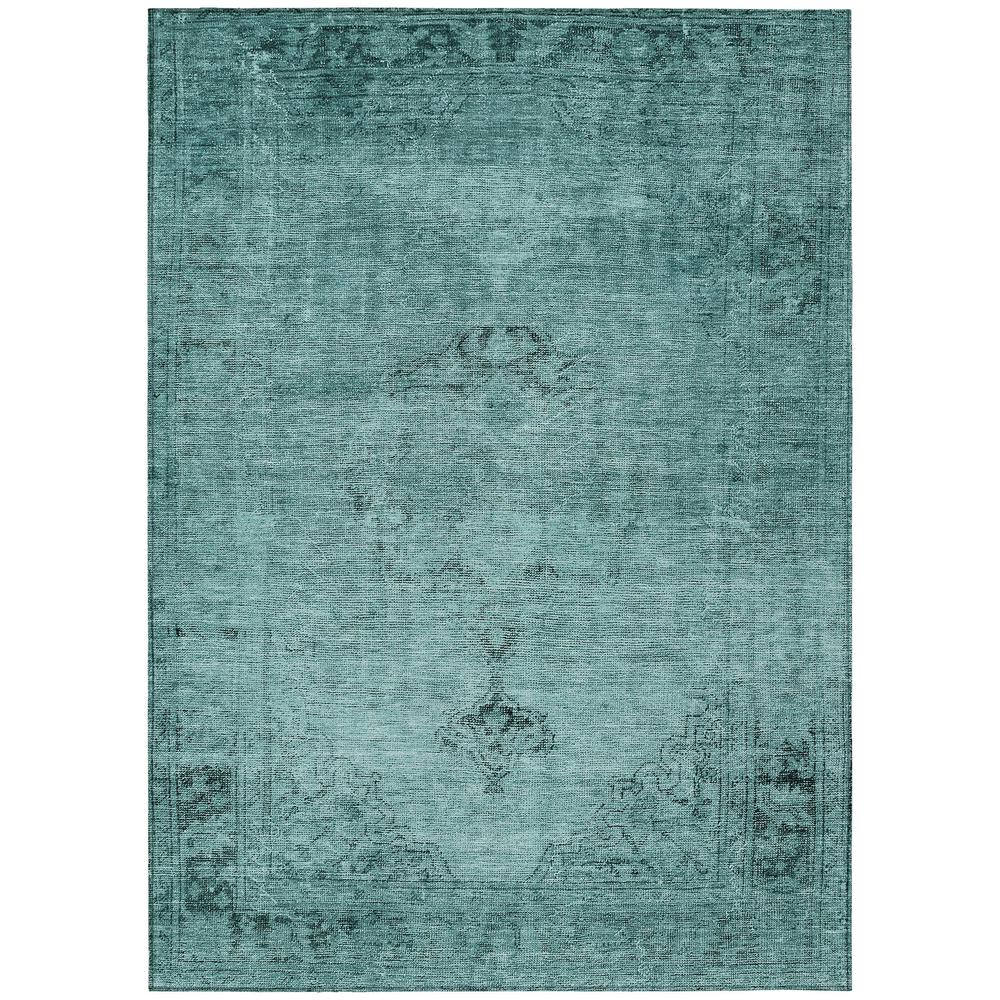 Chantille ACN658 Teal 5' x 7'6" Rug. Picture 1