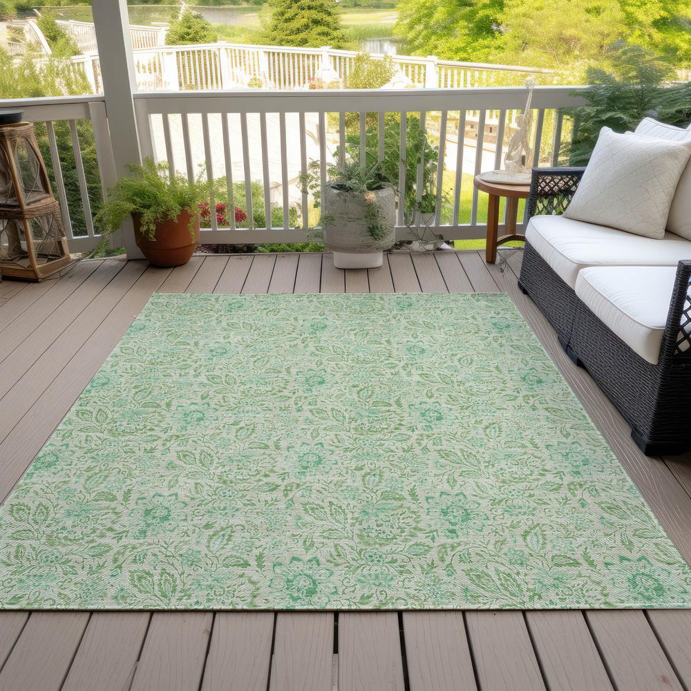 Chantille ACN660 Green 5' x 7'6" Rug. Picture 8
