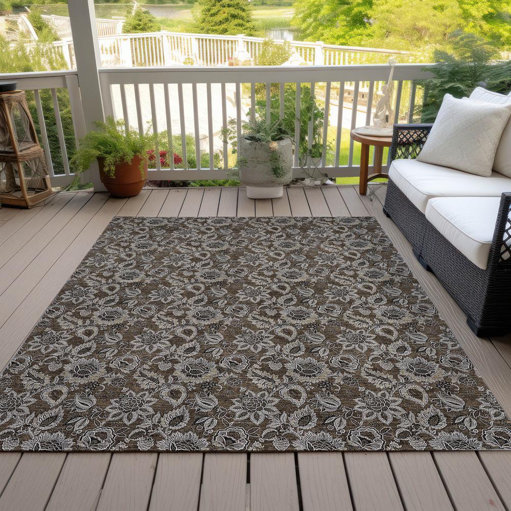 Chantille ACN661 Brown 5' x 7'6" Rug. Picture 8