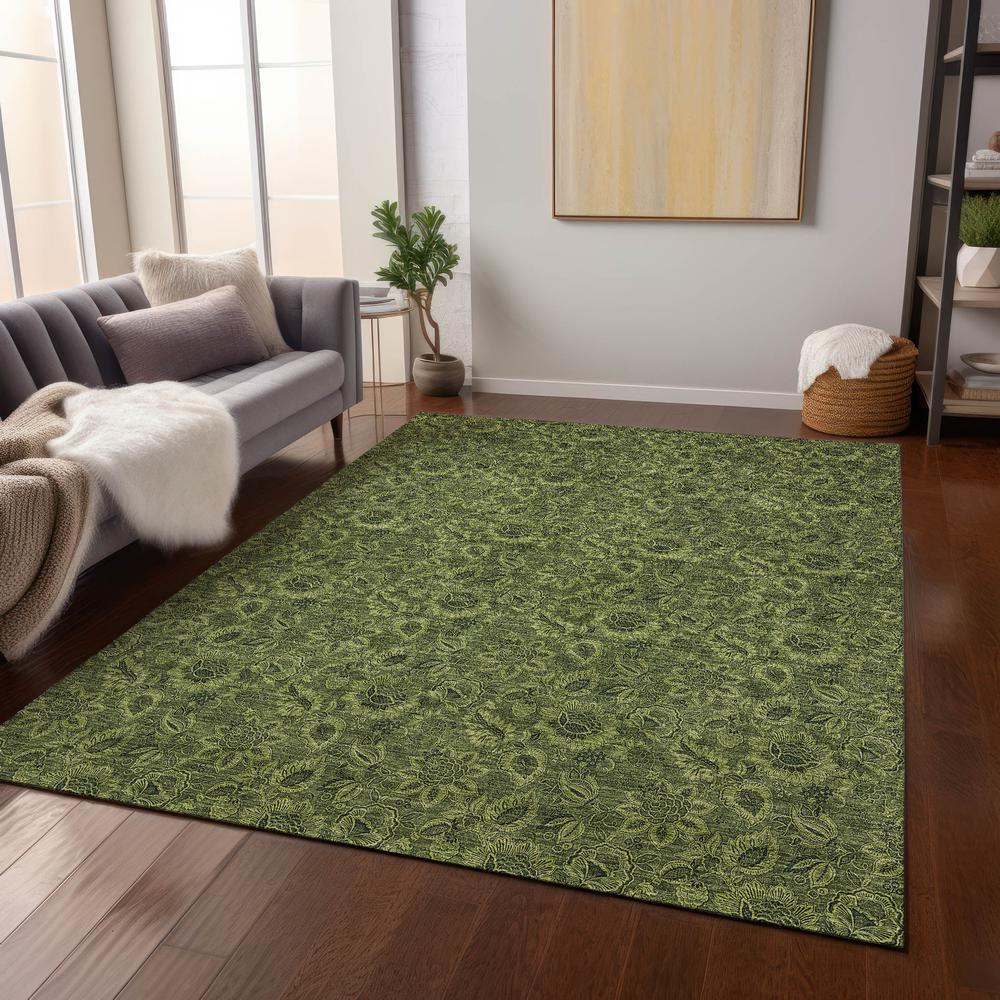 Chantille ACN661 Green 5' x 7'6" Rug. Picture 6