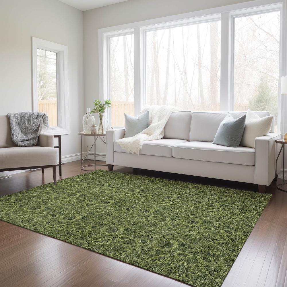 Chantille ACN661 Green 5' x 7'6" Rug. Picture 7