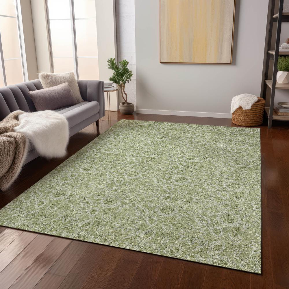 Chantille ACN662 Green 5' x 7'6" Rug. Picture 6