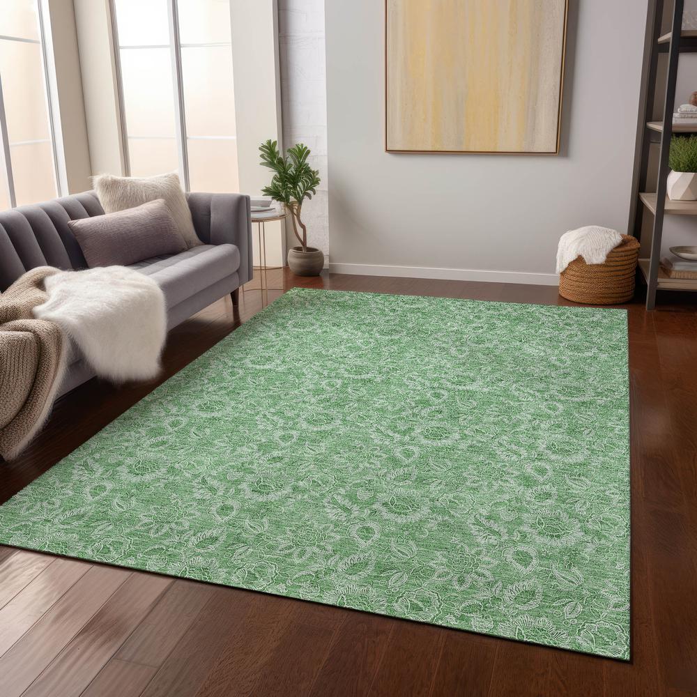 Chantille ACN662 Green 5' x 7'6" Rug. Picture 7