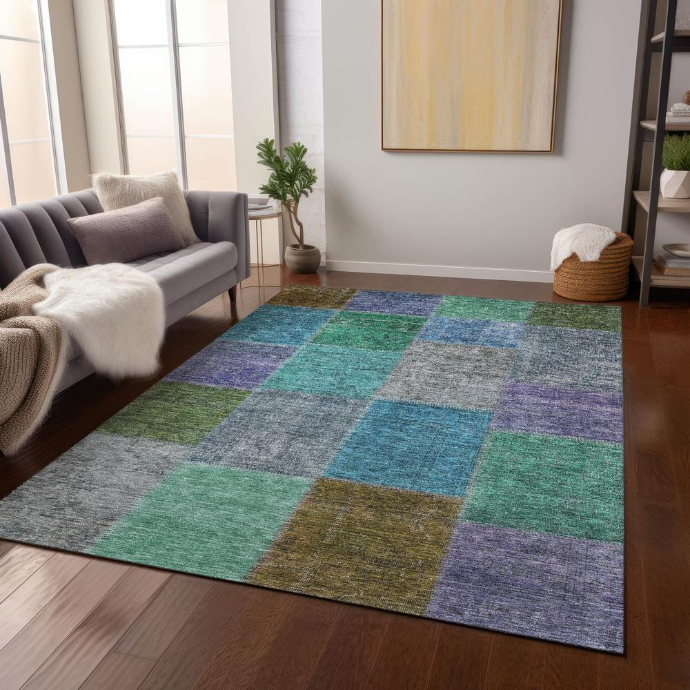 Chantille ACN663 Green 5' x 7'6" Rug. Picture 6