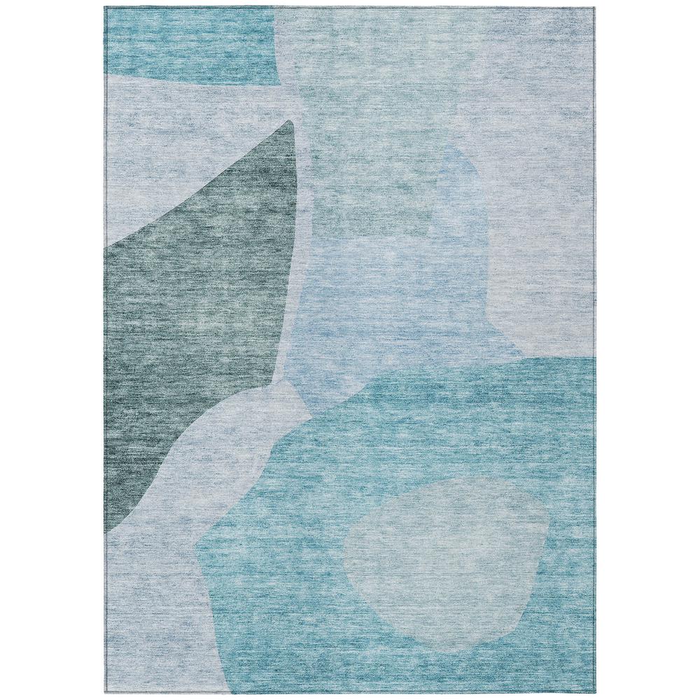 Chantille ACN665 Teal 5' x 7'6" Rug. Picture 1