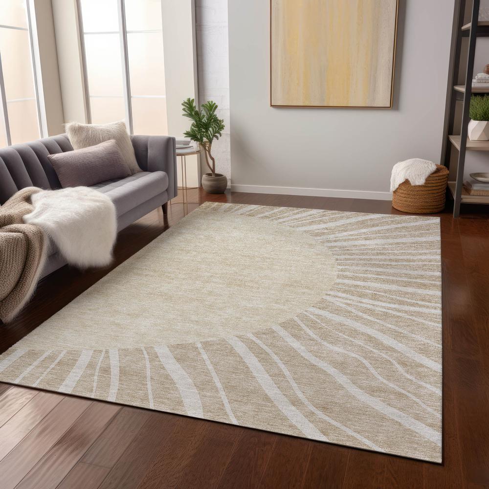 Chantille ACN668 Brown 5' x 7'6" Rug. Picture 6