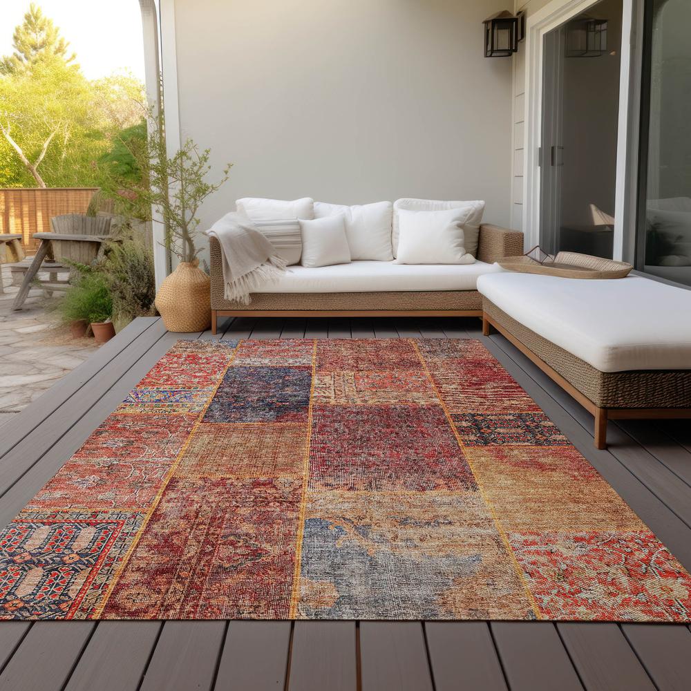 Chantille ACN669 Red 5' x 7'6" Rug. Picture 8