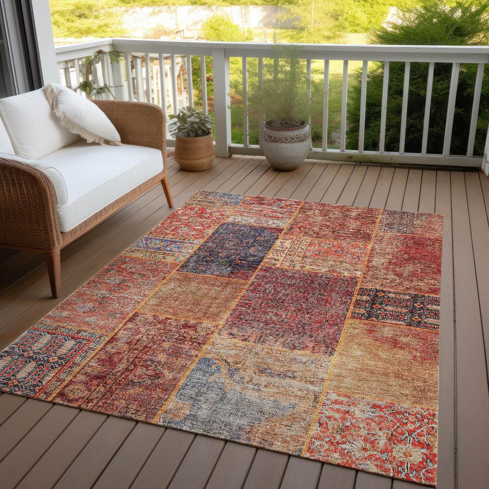 Chantille ACN669 Red 5' x 7'6" Rug. Picture 9