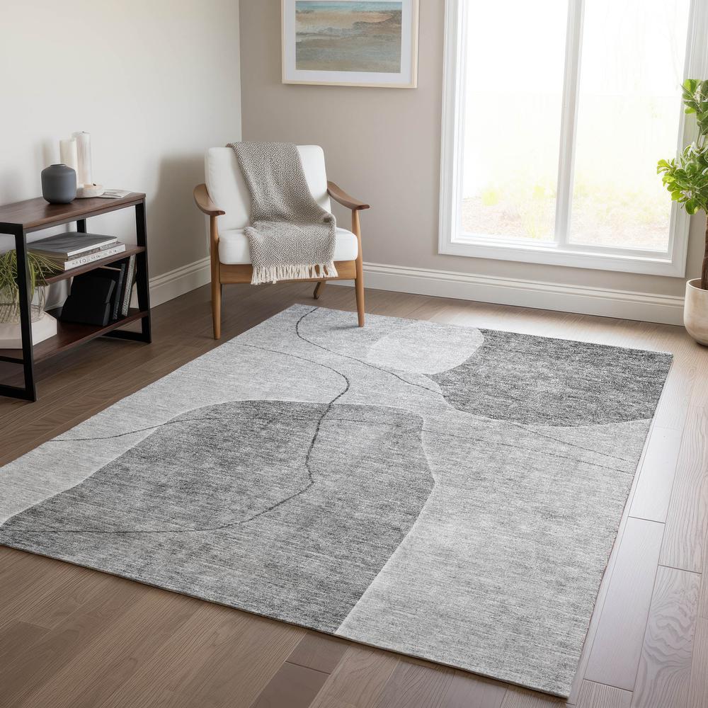 Chantille ACN672 Gray 5' x 7'6" Rug. Picture 6