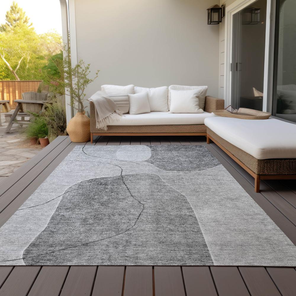 Chantille ACN672 Gray 5' x 7'6" Rug. Picture 8