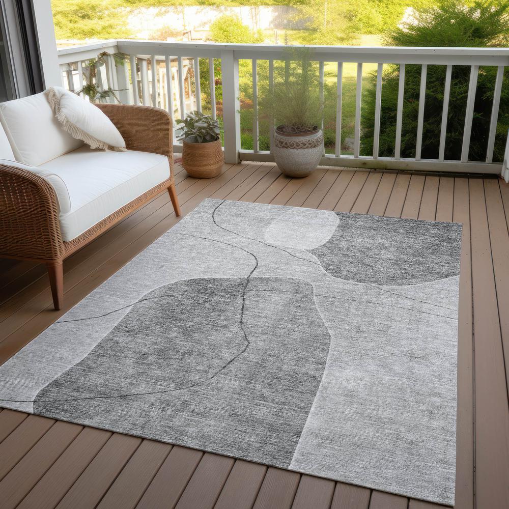 Chantille ACN672 Gray 5' x 7'6" Rug. Picture 9